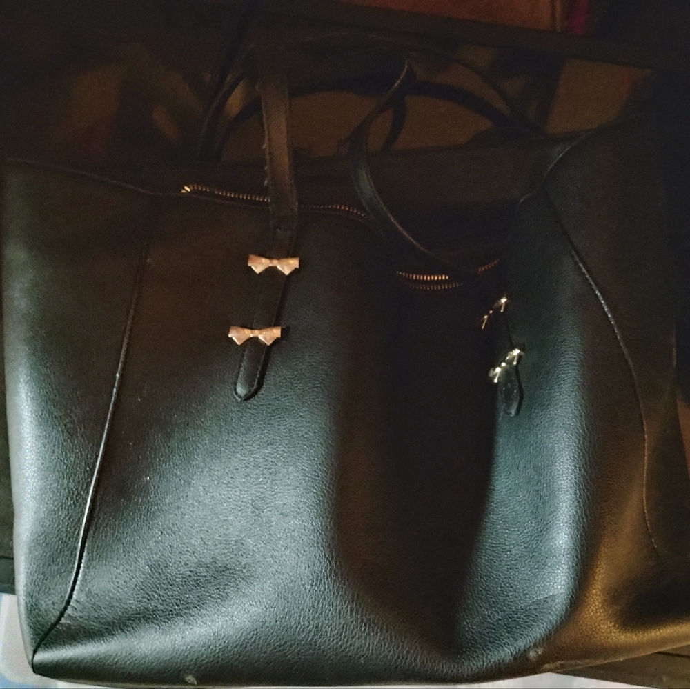Anne Klein large black bag